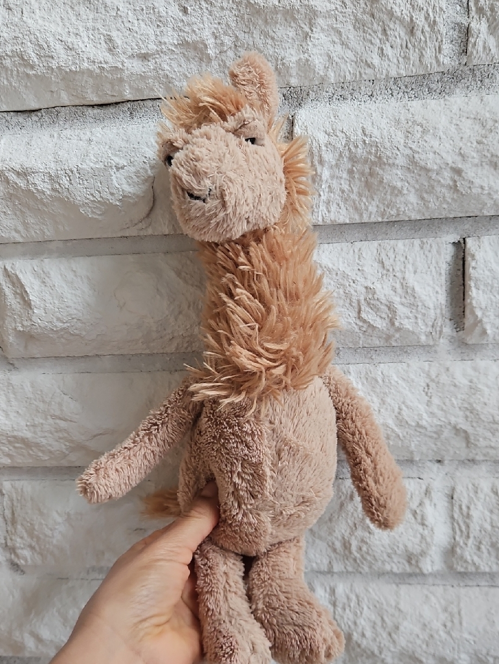 Jellycat London Llama Plush Stuffed Animal Road To Rio Tan Eyes